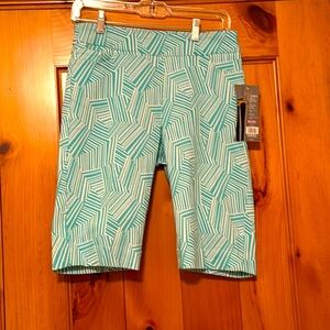 Slimsation by Sport Haley Print Pull-on Shorts Sz 6 NWT